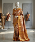 Copper Scarlet kanchi Pure Pattu